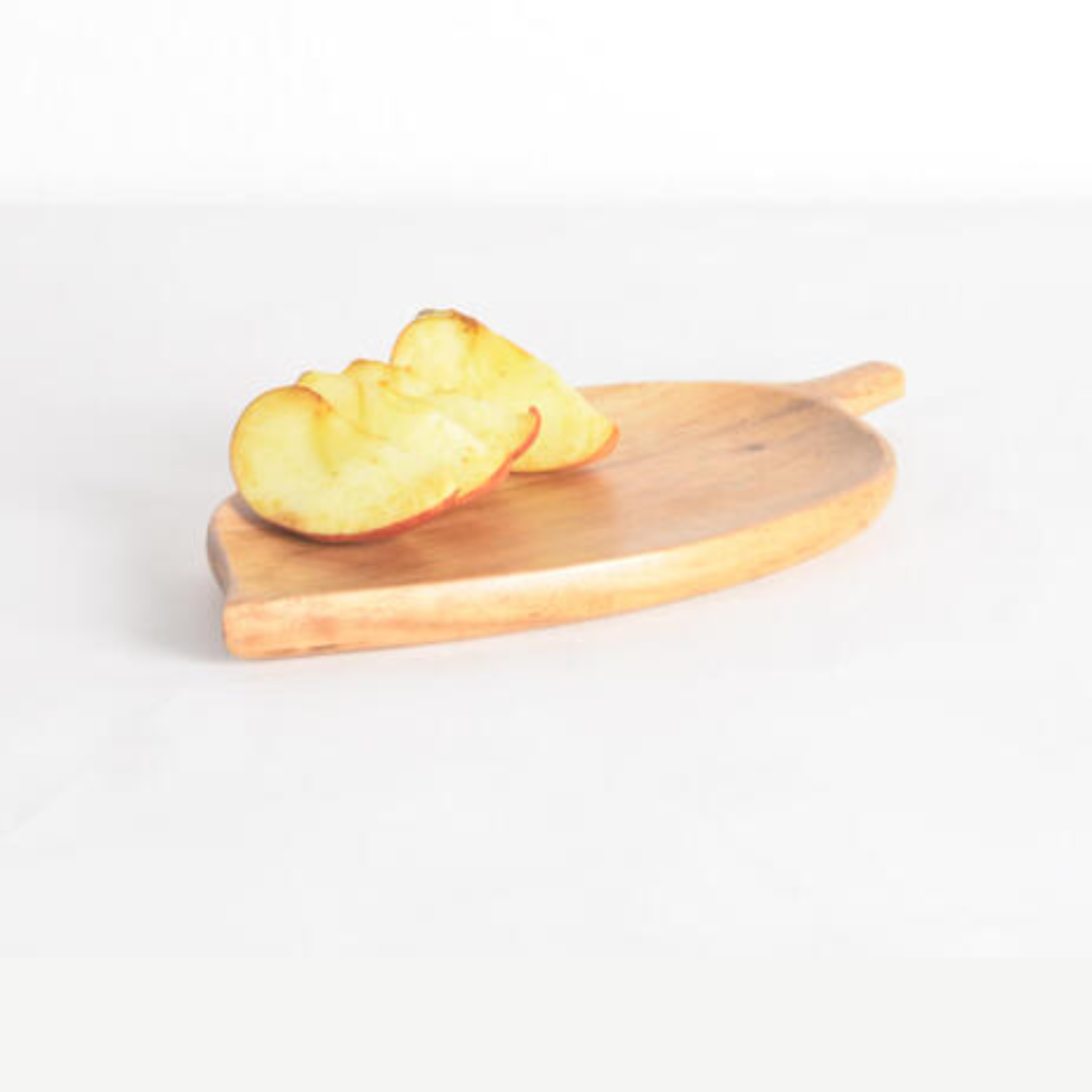 Acacia Wood Leaf Cheese Plate
