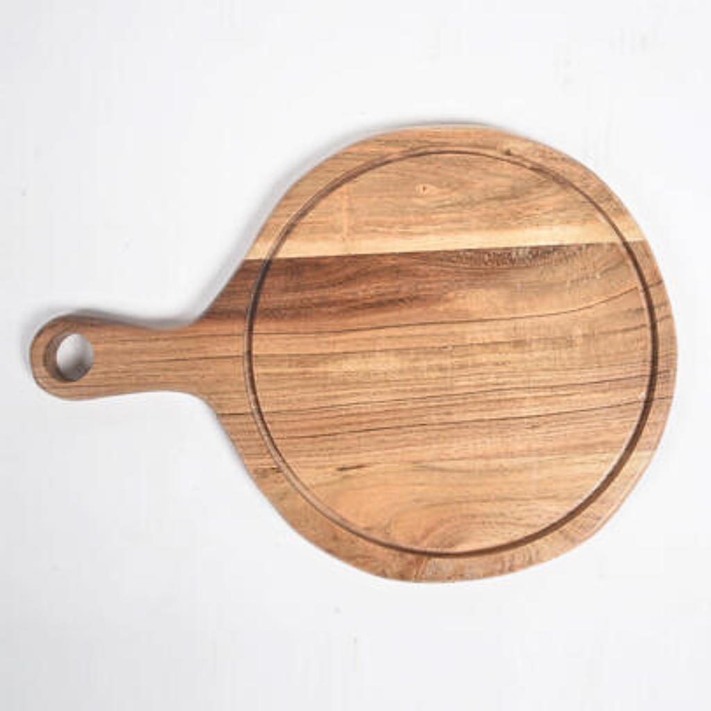 Acacia Wood Paddle Cutting Board