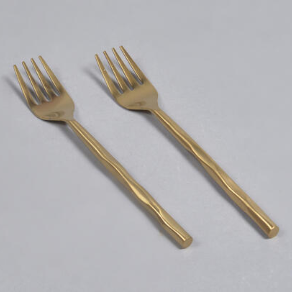 Hand-Beaten Fruit Forks (Set of 2)