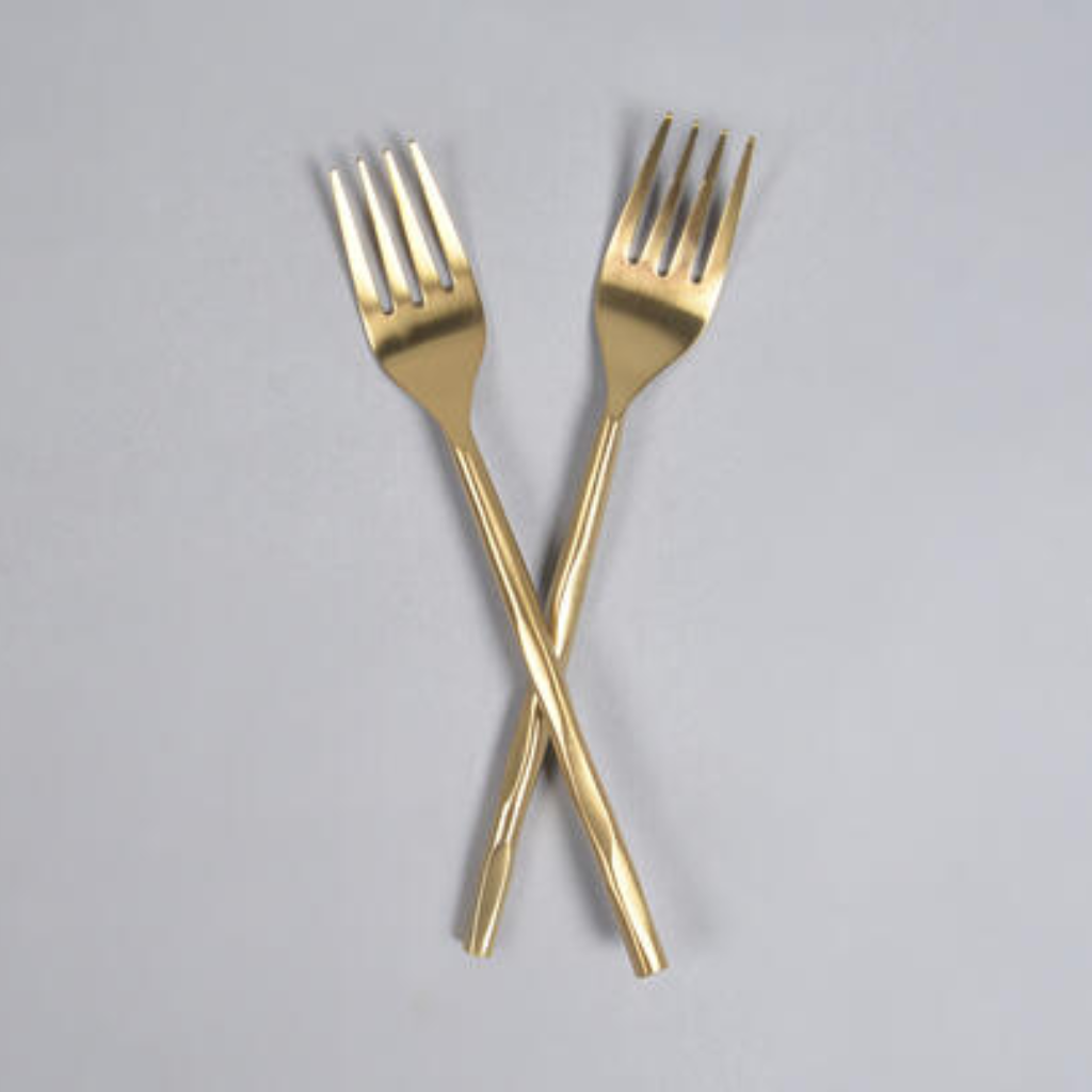 Hand-Beaten Fruit Forks (Set of 2)