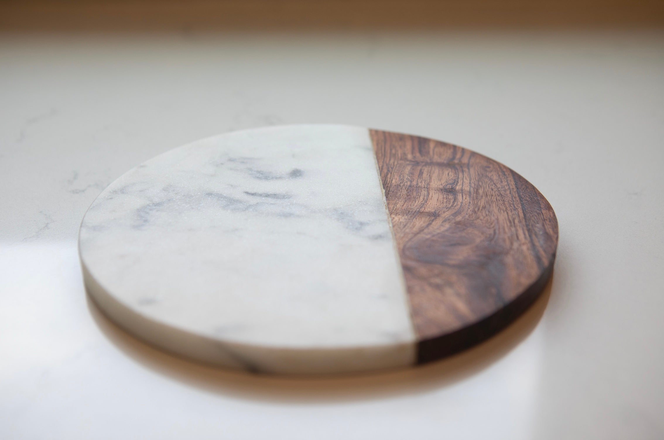 Colorblock Stone & Wood Cutting Board