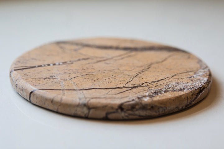 Natural Veined Marble Cutting Board