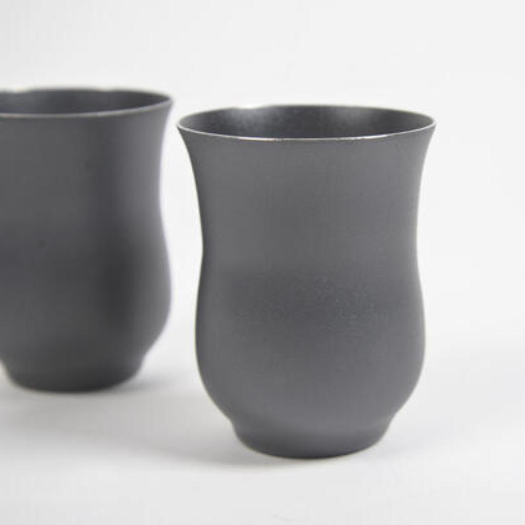Matte Black Stainless Steel Mini Tumblers (set of 2)