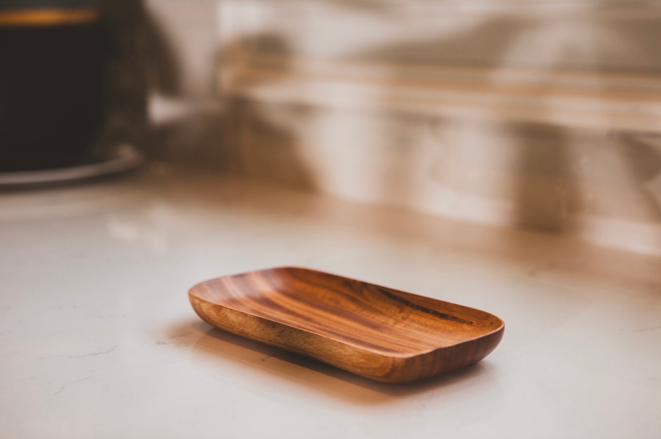 Small Neem Wood Snack Plate