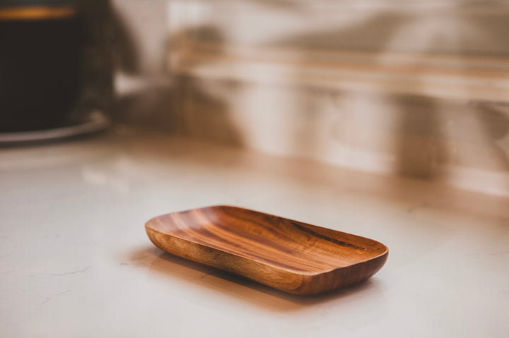 Small Neem Wood Snack Plate